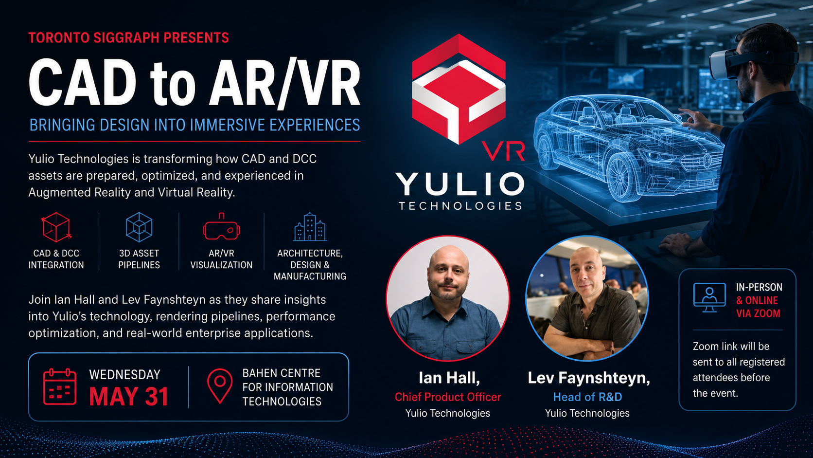 Yulio Technologies AR VR CAD event